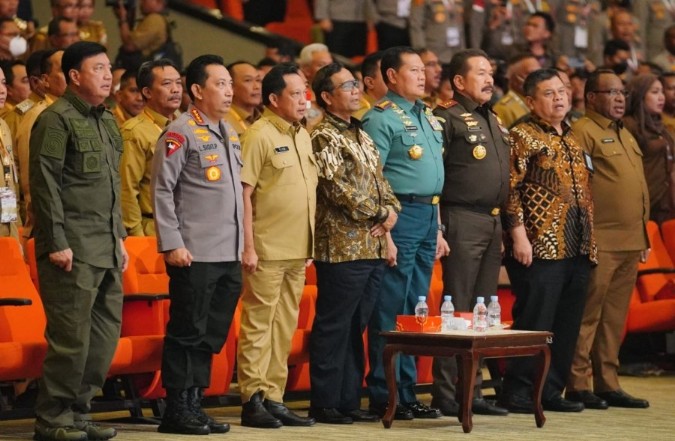 Kapolri di Rakornas Forkopimda: Beri Pendampingan Penggunaan Anggaran ke Pemda Hingga Kawal Inflasi