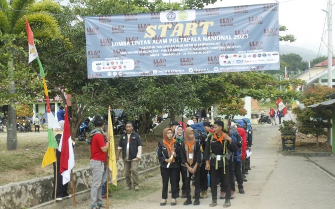 Lomba Lintas Alam POLTAPALA Nasional 2023 Ke-XI Berjalan Sukses