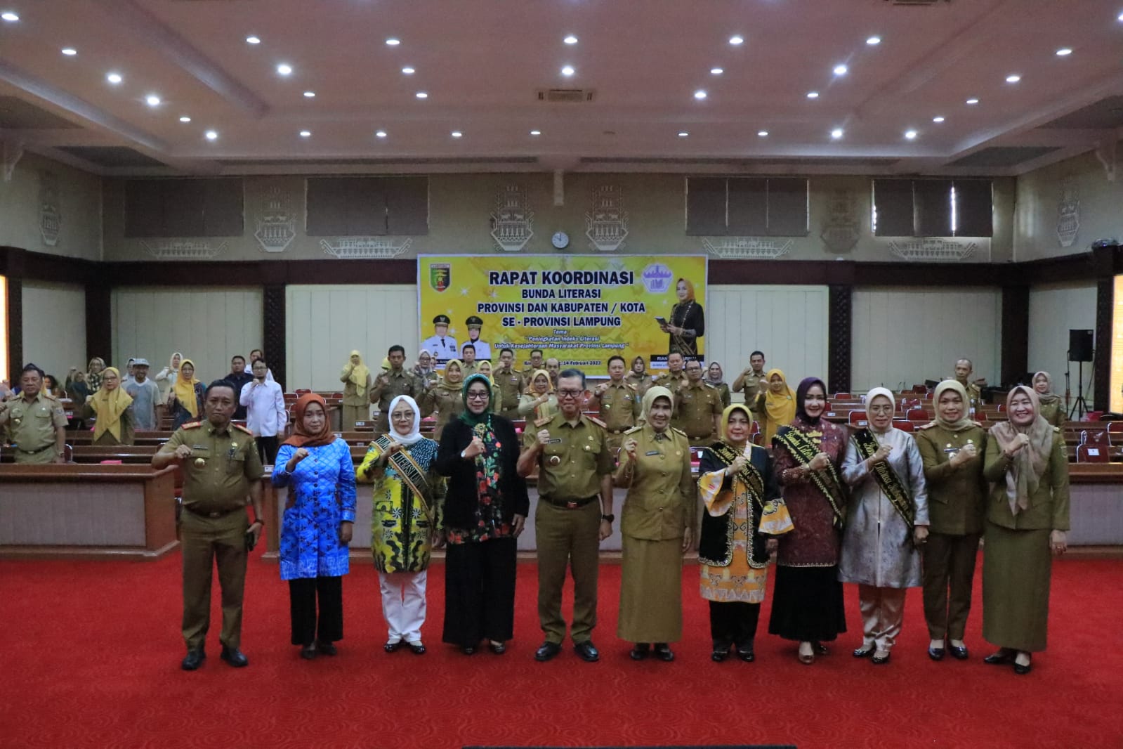Rakor Bunda Literasi Provinsi dan Kabupaten/Kota Resmi Dibuka, Gubernur Harapkan Sinergitas Program Literasi Provinsi dengan Literasi Kabupaten/Kota