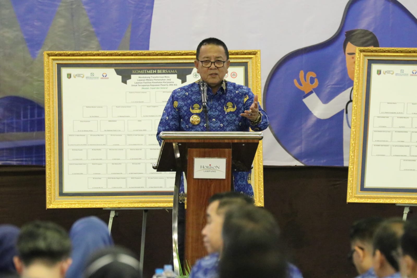 Buka Rakor Program Jaminan Kesehatan Nasional, Gubernur Dorong Kabupaten dan Kota Tingkatkan Kualitas Mutu Layanan Kepada Peserta Program JKN