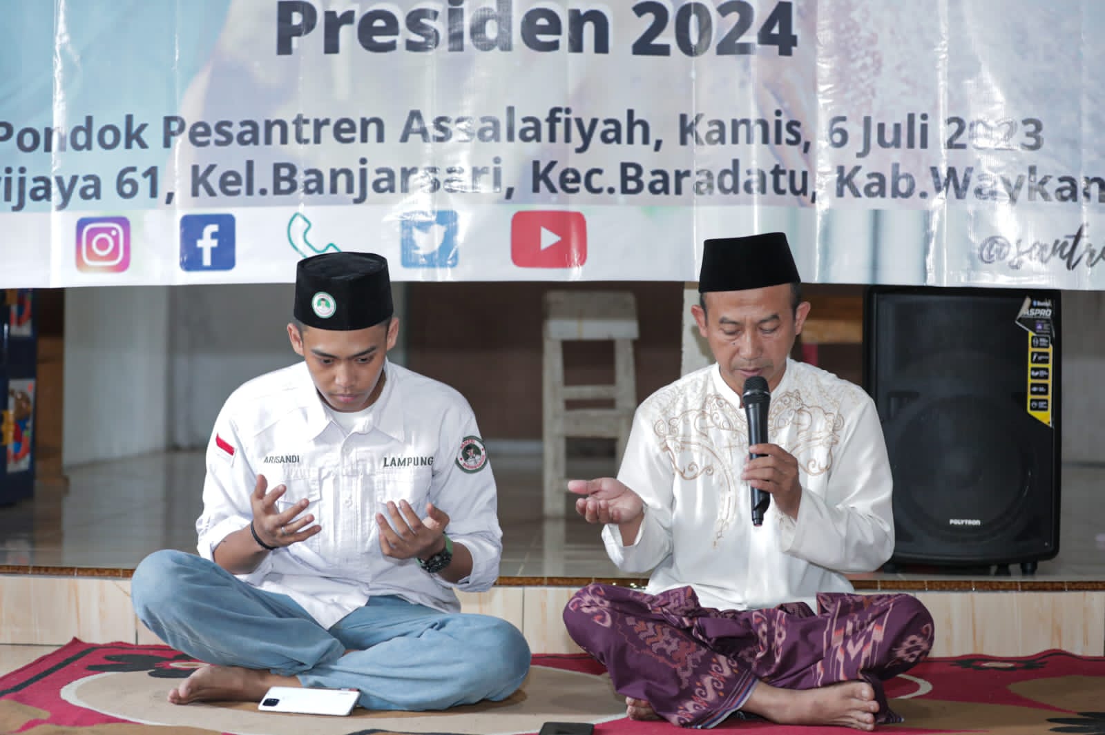 Santri Ganjar Sosialisasikan Pengelolaan Air Minum Sehat di Lampung