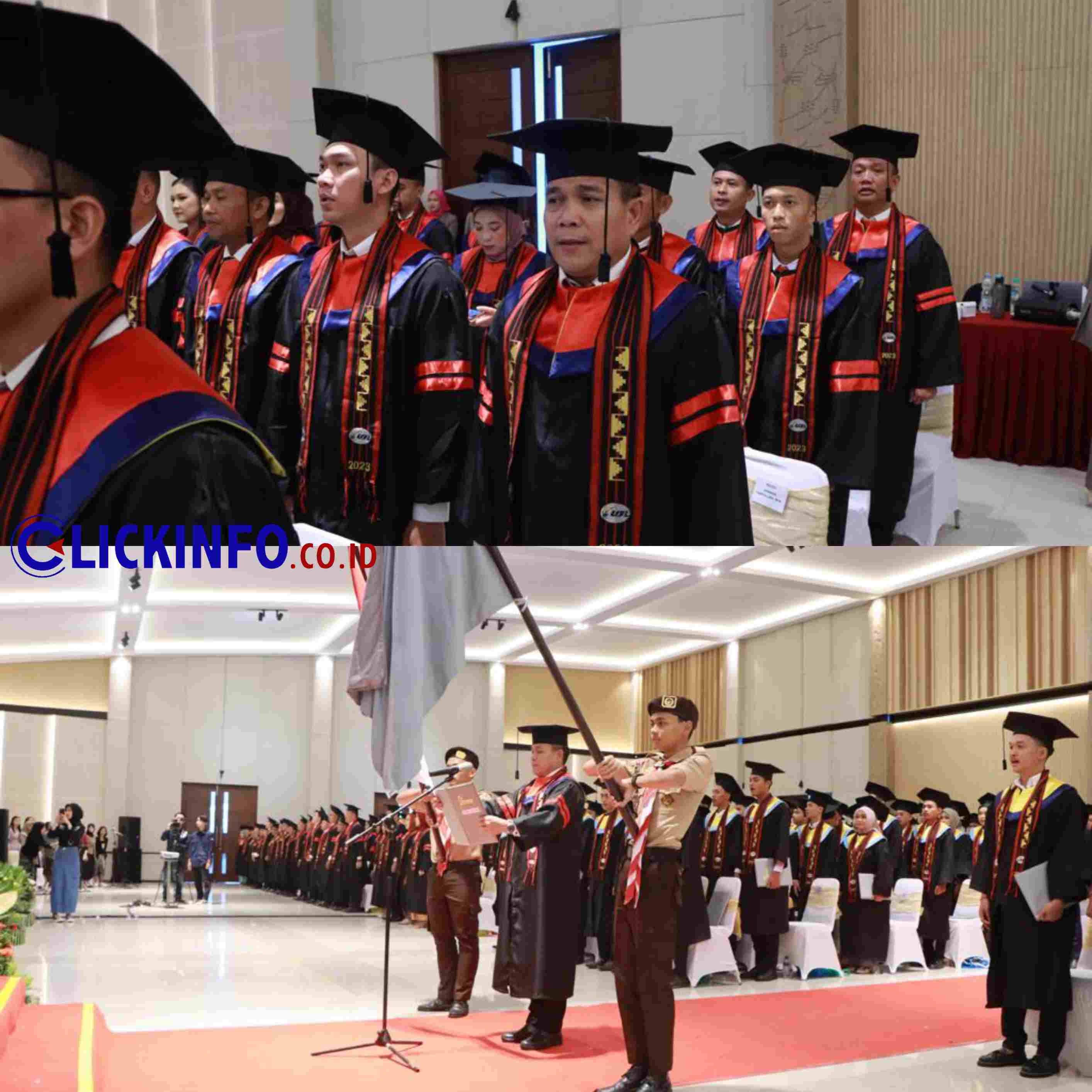 Sekdaprov Lampung Menghadiri Rapat Senat Luar Biasa Pada Wisuda Sarjana (S1) dan Pasca Sarjana (S2) Di Universitas Bandar Lampung