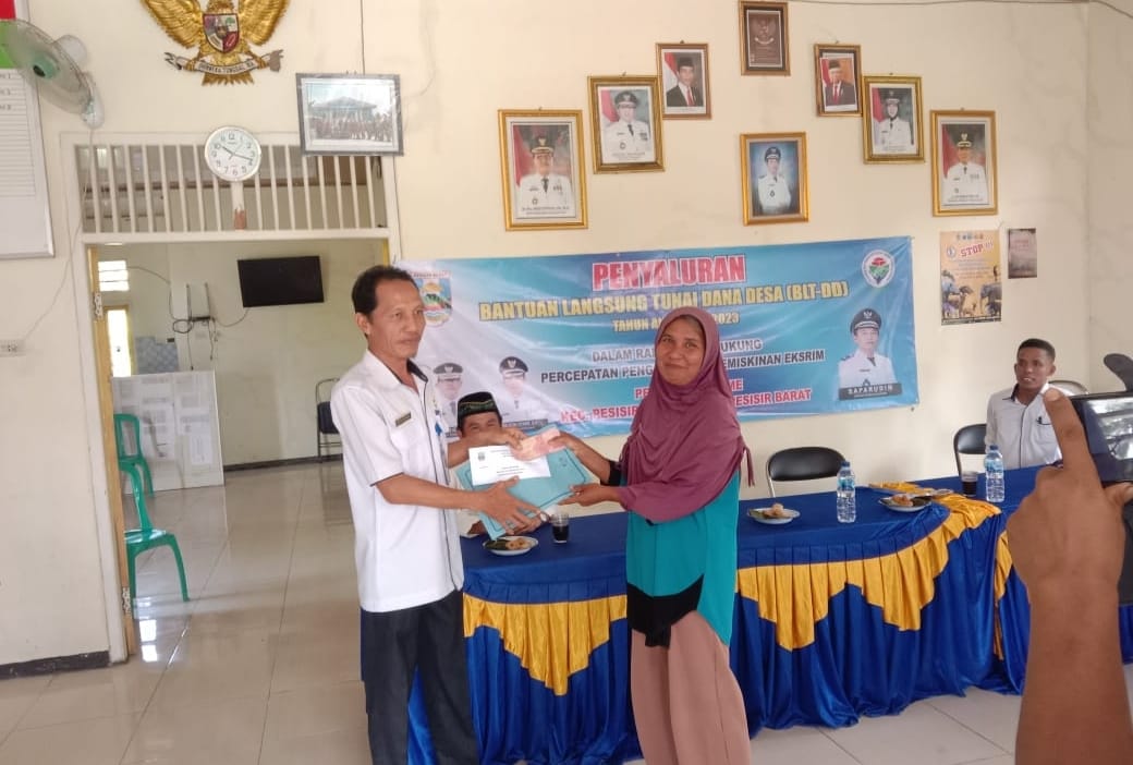 Peratin Sukarame Realisasikan BLT - DD Tahap III Tahun 2023