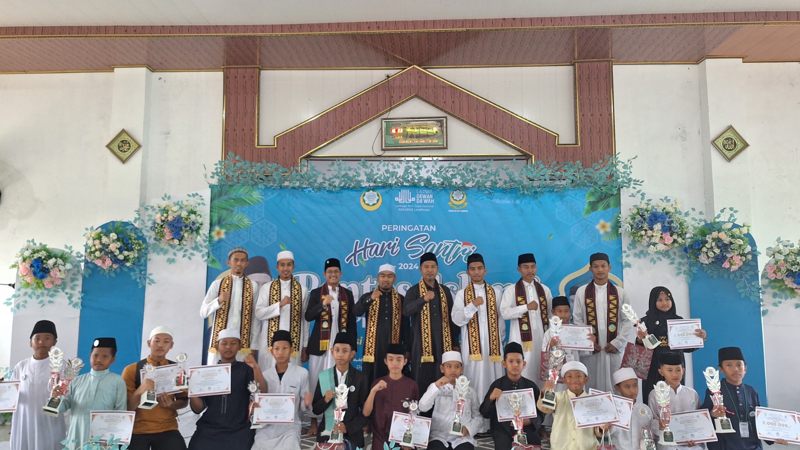 PPTQ Dewan Da'wah Sukses Gelar Pentas Islami Lampung pada Gebyar Hari Santri 2024