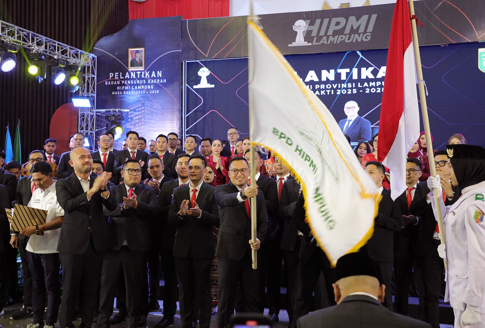 BPD HIPMI Lampung Periode 2025-2028 Resmi Dilantik di Mahan Agung