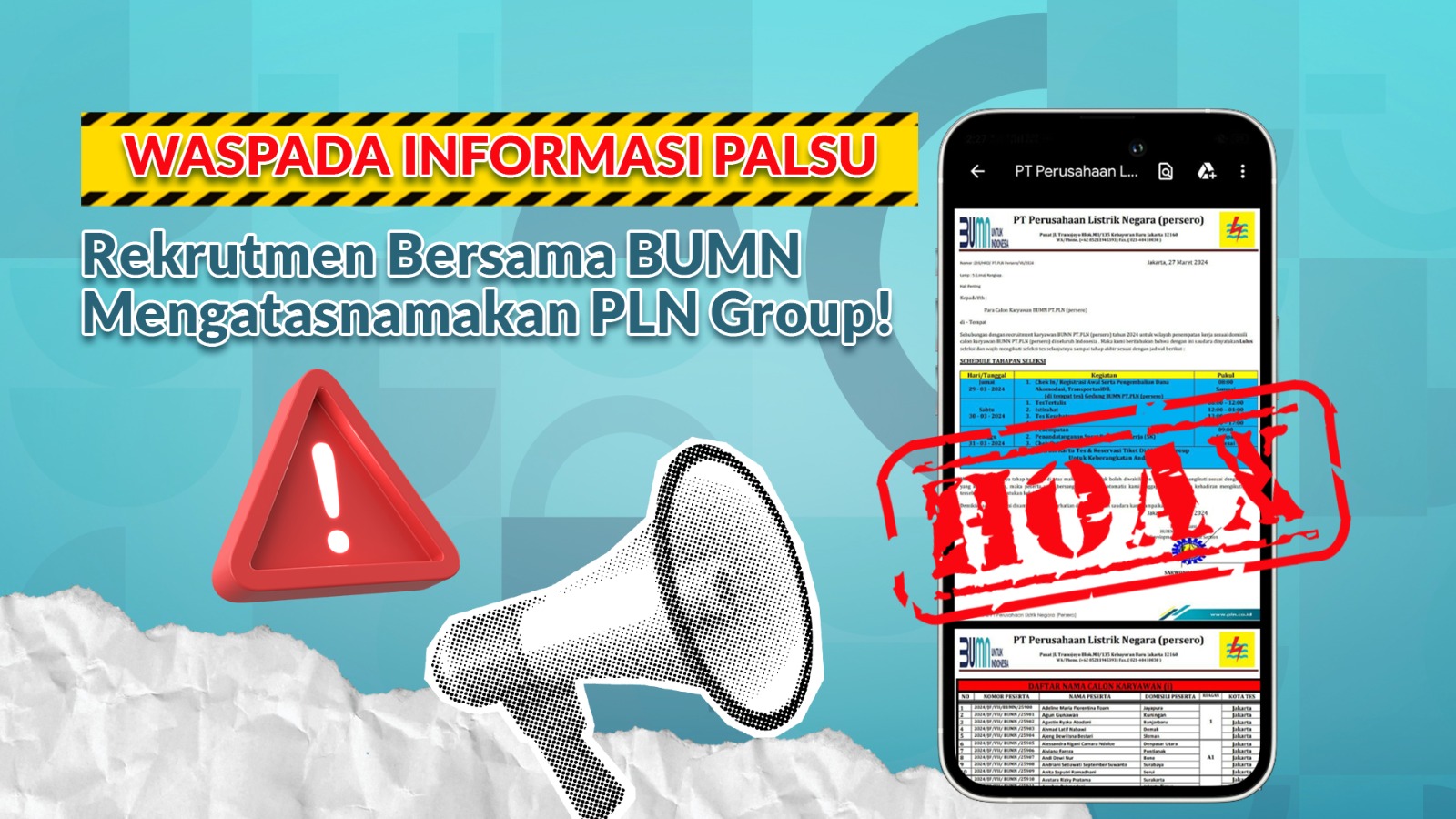 PLN Imbau Masyarakat Waspadai Modus Penipuan Rekrutmen Pegawai