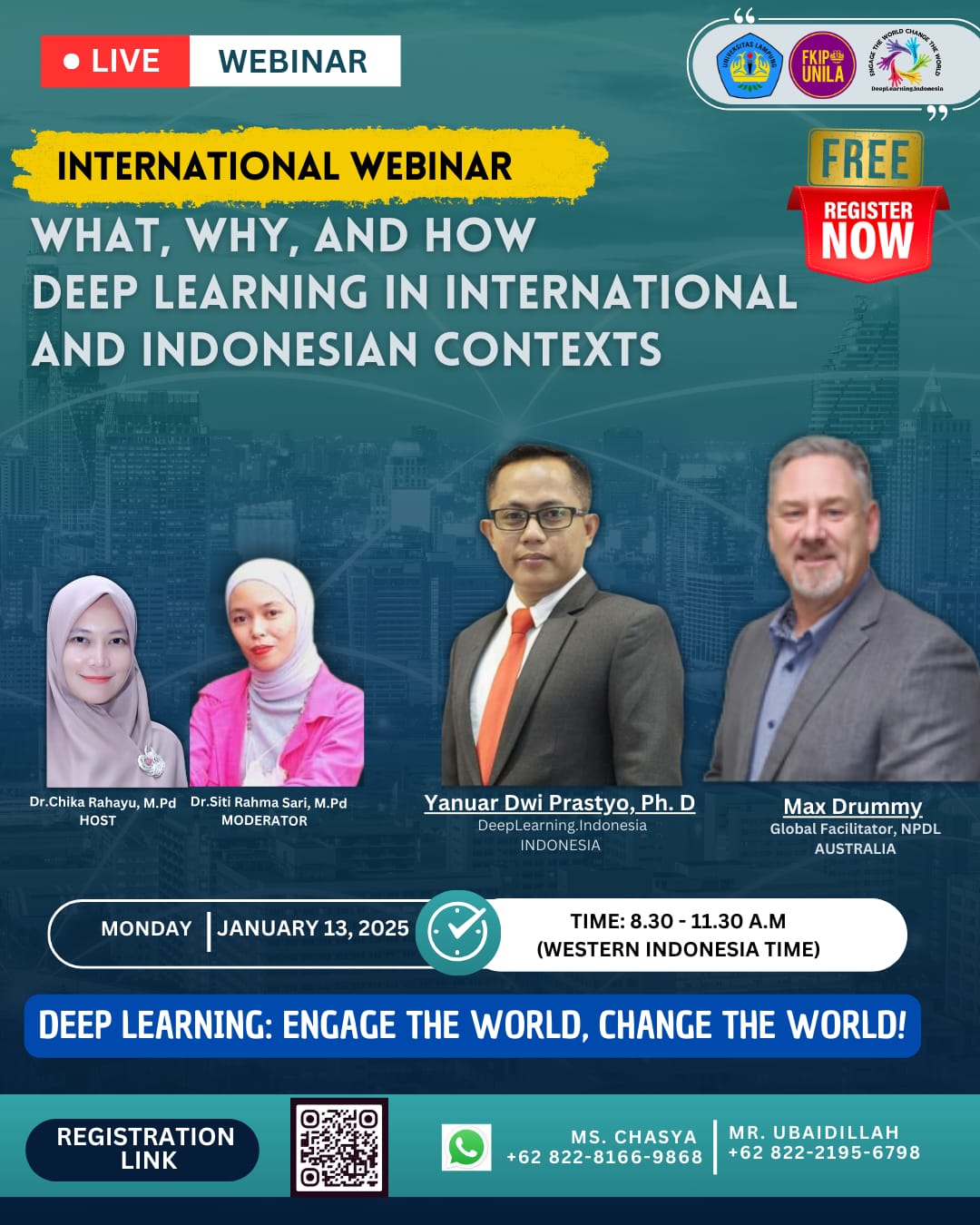 Revolusi Pendidikan: FKIP Unila Ajak Guru dan Dosen Dalami Deep Learning