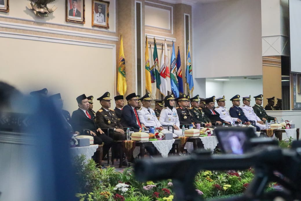 HUT ke-80 RI, Gubernur Lampung Pimpin Upacara Virtual di Balai Keratun