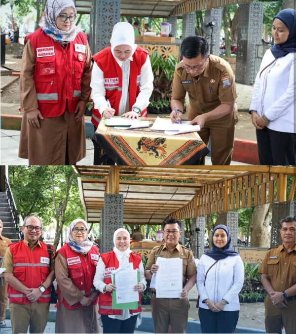 PMI dan Perkimtan Kota Palembang Jalin MoU, Targetkan 100 Kantong Darah dalam Aksi Donor