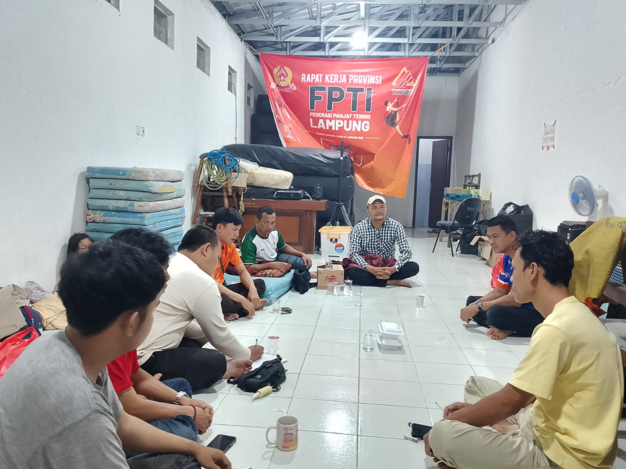 FPTI Bandar Lampung Matangkan Persiapan Panjat Tebing Jelang Porkot 2025